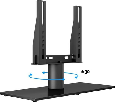 Stendë tavoline TV Multibrackets M VESA Tablestand Turn X Small, 24-32", VESA 200x200, e zezë