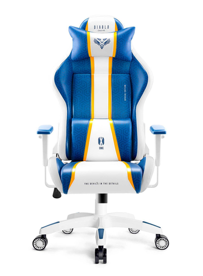 Karrige gaming King Diablo X One 2.0, ergonomike, blu e kaltër