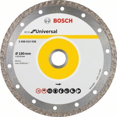 Disk prerës diamant Bosch Eco for Universal, 180mm, 22.23mm, gri