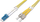 Kabllo fibër optike Digitus Patch Cord DK-2931-02, LC në ST, OS1 9/125, 2m, e verdhë