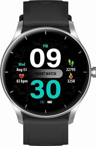 Smartwatch GRAVITY GT2 6 për goca, ekran 1.28", Bluetooth, argjendtë