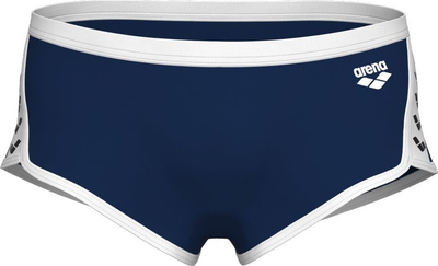 Rroba banjo meshkujsh Arena Performance Icons Solid, MaxLife, bel i ulët, blu navy e bardhë