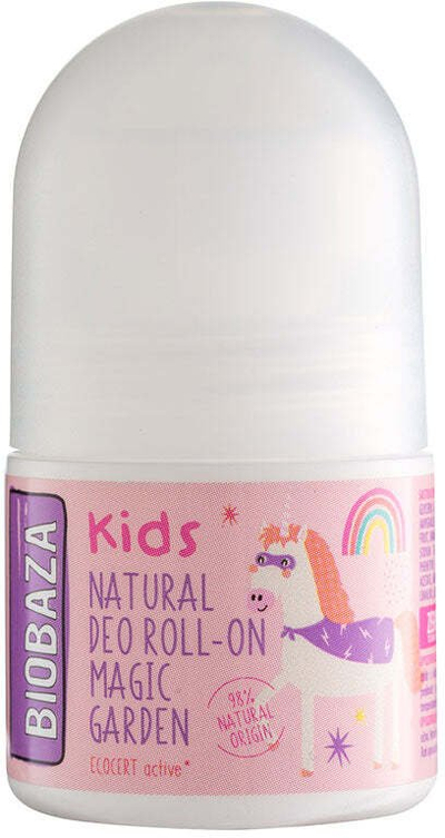 Deodorant roll-on për fëmijë Biobaza Kids Magic Garden, 30 ml