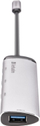 Hub USB C Verbatim Multiport, 4 porta USB 3.2 Gen 1, metalik