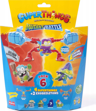 Lodër figurina SuperThings Mutant Battle Kazoom Kids, ndërron ngjyrë, shumëngjyrëshe