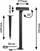 Lampë shtigjesh Paulmann Plug & Shine Ito, LED, IP65, e zezë