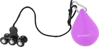 Set hula hoop fitness HMS HHW12 Plus Size me peshë, brez dobësimi BR163 Plus Size, vjollcë dhe i zi