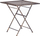 Tavolinë bistro Beliani Bormio, 70x70 cm, metal, e zezë