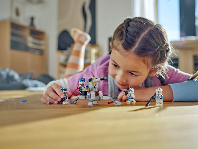 Set LEGO Star Wars 501st Clone Troopers 75345, top AV 7, mbi 6 vjeç, shumëngjyrësh