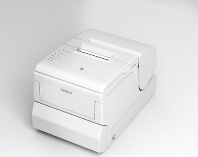 Printer POS Epson TM-H6000V-213, dot matrix, MICR, i bardhë