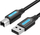 Kabllo printeri Vention USB 2.0 në USB-B, 5m, PVC, e zezë