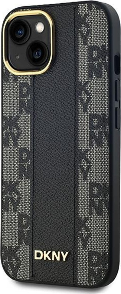 Mbulesë telefoni Guess Hardcase për iPhone 14 Plus dhe 15 Plus, lëkurë eco me MagSafe, bezhë