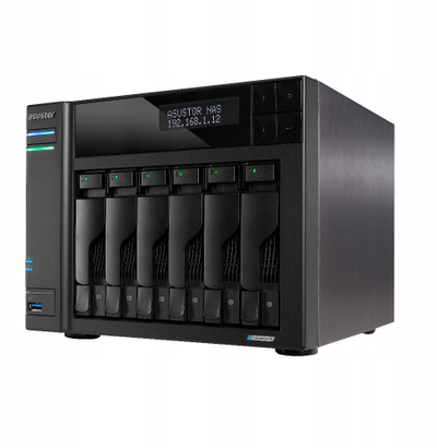 NAS Asustor LOCKERSTOR 6 AS6706T, 6-bay, 2x 8TB N300, i zi