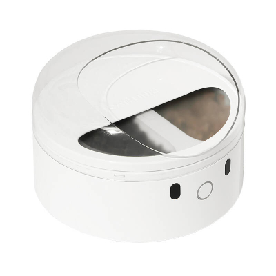 Ushqyes inteligjent për mace Catlink F03 Standard, RFID, bateri afatgjatë, i bardhë