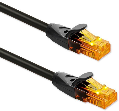 Kabllo rrjeti Qoltec UTP Patchcord CAT6, 1Gb/s, 15m, e zezë