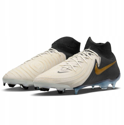 Këpucë futbolli Nike Phantom Luna II Elite M FJ2572-100, për bar natyral, të bardha e të zeza