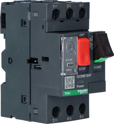 Ndërprerës motorik Schneider Electric TeSys GV2ME16AP, 3P, 5.5kW 9-14A