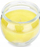 Kandil aromatik Bigbuy Home Citronella, 7.5 x 6.5 x 7.5 cm, i verdhë