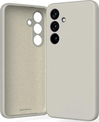Kapak telefoni Mercury Silicone për Samsung Galaxy S24 Plus S926, silikon i butë, gri gur