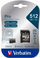 Kartë memorie microSDXC Verbatim Pro 512GB, UHS U3 A2, me adapter SD, e zezë