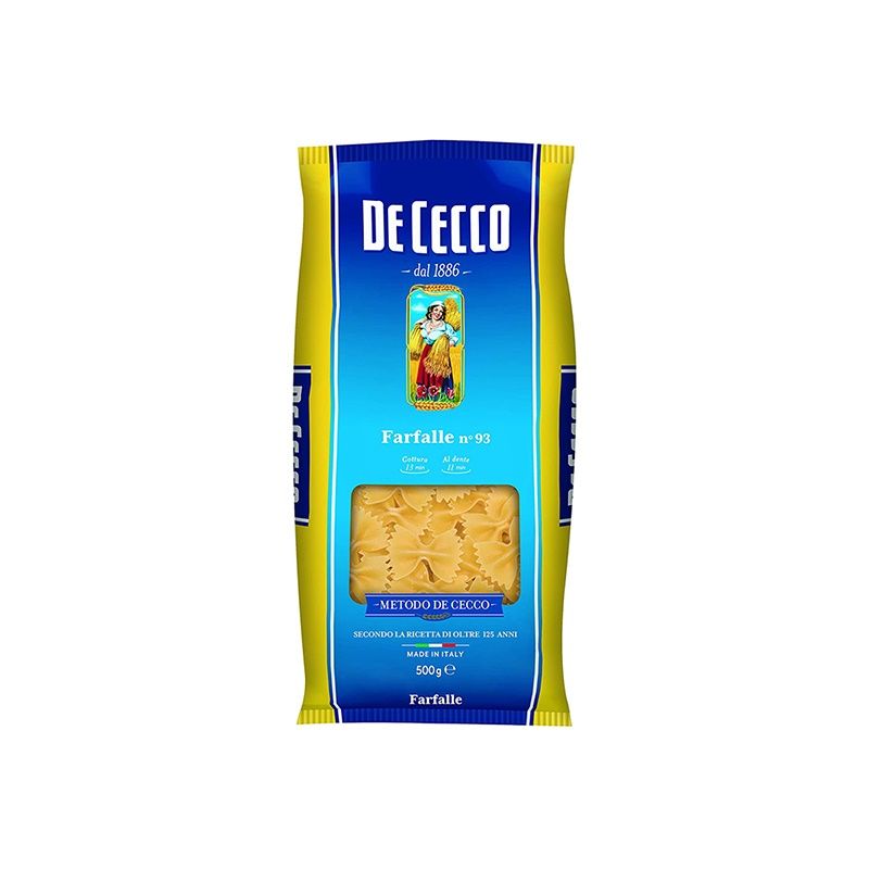 Pasta Farfalle De Cecco, 500 g
