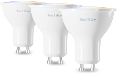 Poç TechToy Smart Bulb RGBm 4.5W, GU10, 3 copë