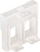 Kapak Keystone Legrand Mosaic II 2X, 2 module, i bardhë