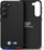 Mbulesë telefoni BMW Leather Hot Stamp Tricolor për Samsung Galaxy A54 5G, lëkurë, e zezë