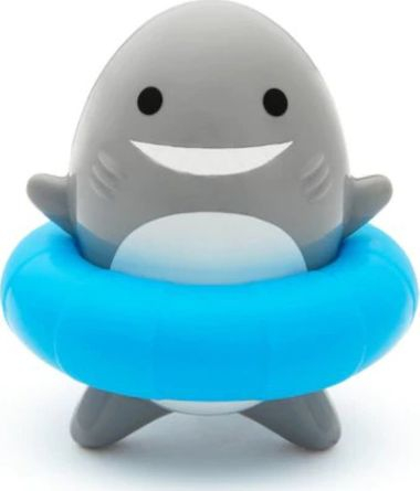 Лодка за бања Munchkin Sea Spinner, механички ротирачка, за бебиња 9+ месеци, сива и сина