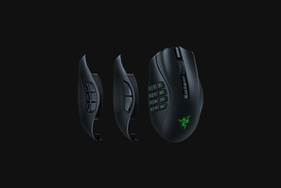 Гејминг глушец Razer Naga V2 Pro, безжичен, RGB, црн