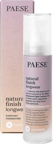 Krem pudër Paese Nanorevit Natural Finish Longwear Everyday Foundation 05 Natural, 35 ml