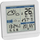 Stacion moti TFA 35.1152.02 SKY, radio, ekran dixhital, i bardhë