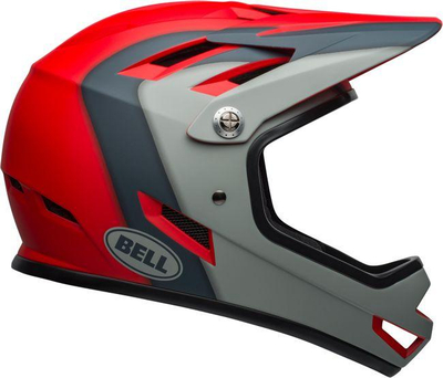 Helmetë mbrojtëse Bell Sanction Presences Matte Crimson Slate, M, e kuqe/hirtë
