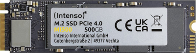 Disk SSD Intenso MI500, 500GB, M.2 2280 PCI-E x4 Gen4 NVMe