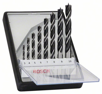 Set i majeve për turjelë Bosch, për shpimin e drurit 6, 8, 10, 7, 3, 4, 5, 9 mm