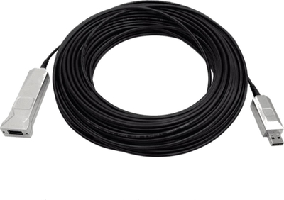 Kabllo USB AVer 064AUSB-CC5, USB-A me USB-A, 10 m, e zezë