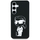 Kapak telefoni Karl Lagerfeld Klhms25Spnykgrtk për Samsung S25, silikon magnetik, me dizajn Graffiti, i zi