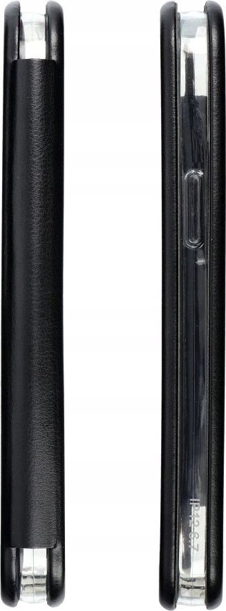 Futera telefoni Forcell Elegance Book për Xiaomi Redmi Note 13, me magnet, me xhep për karta, e zezë