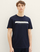 Bluzë T-shirt meshkujsh Tom Tailor Denim, me mëngë të shkurtra, print logoje, blu e errët