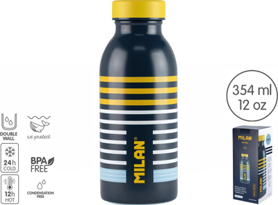 Termus Milan Thermal Bottle Swims, 354ml, blu navy
