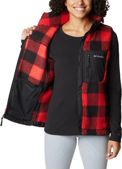 Jelek gocash Columbia West Bend Sherpa Fleece, i ngrohtë, pa mëngë