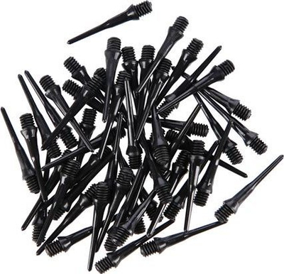 Maja plastike për dart Nils TDG33, set 50 copë, për dart elektronik, të zeza