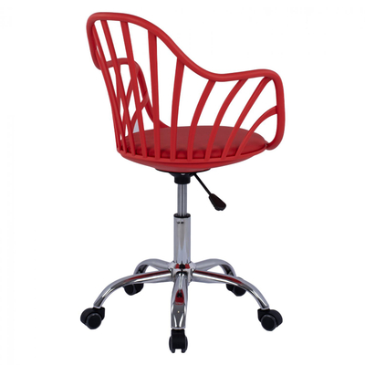 Karrige zyre Becky e kuqe 57×57×96 cm (HM8457.04), kuqe