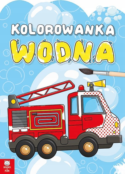 Libër me ngjyrosje me ujë Books Fun Vehicles, për kalamaj, shumëngjyrësh