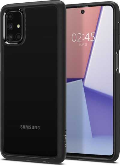 Mbrojtëse Spigen Ultra Hybrid për Samsung Galaxy M31s, e zezë