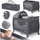 Shtrat udhëtimi Ricokids 125 x 65 x 78 cm RK-242, antracit