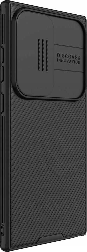 Futrollë Nillkin CamShield Pro për Samsung Galaxy S24 Ultra, me mbrojtje kamere, antirrëshqitëse, e zezë