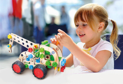 Set ndërtimi Little Constructor Junior 3in1 Off Road Vehicle, 91 pjesë, për fëmijë 4+