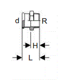Geberit Mapress Пресадаптер, 22 mm x 3/4"