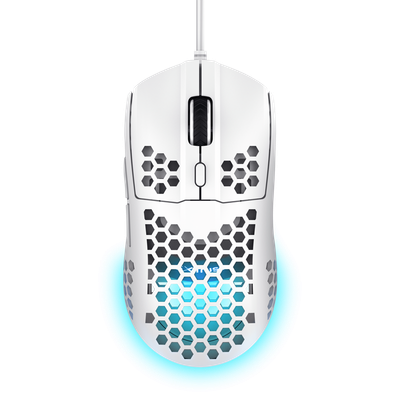 Maus gaming Trust GXT 928 Helox, optik, me kabllo, i bardhë